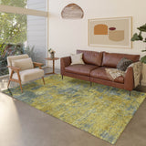 Dalyn Kochi KC2 Gold Rug shown in a room