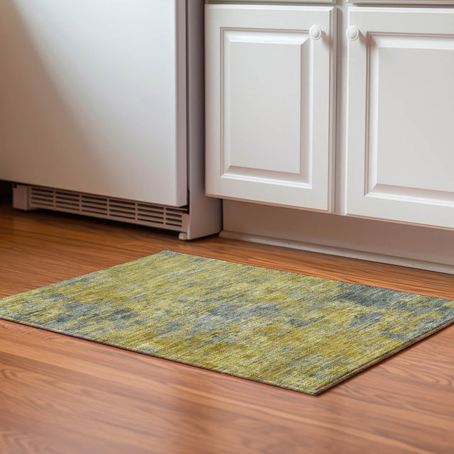 Dalyn Kochi KC2 Gold Rug shown in a room