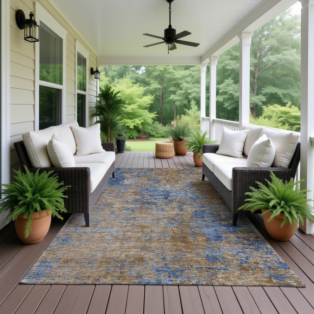 Dalyn Kochi KC2 Navy Rug outdoor lifestyle image