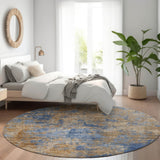 Dalyn Kochi KC2 Navy Rug shown in a room