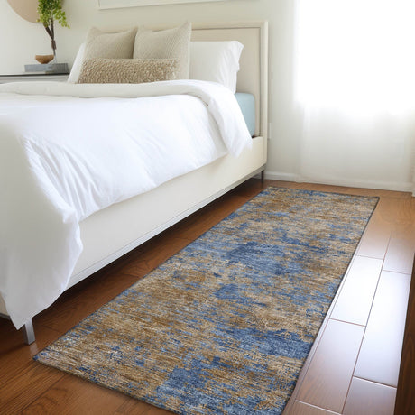 Dalyn Kochi KC2 Navy Rug shown in a room