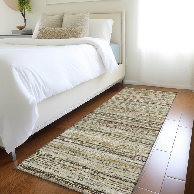 Dalyn Kochi KC3 Mocha Rug shown in a room
