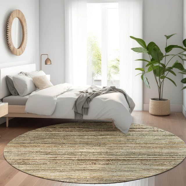 Dalyn Kochi KC3 Mocha Rug shown in a room