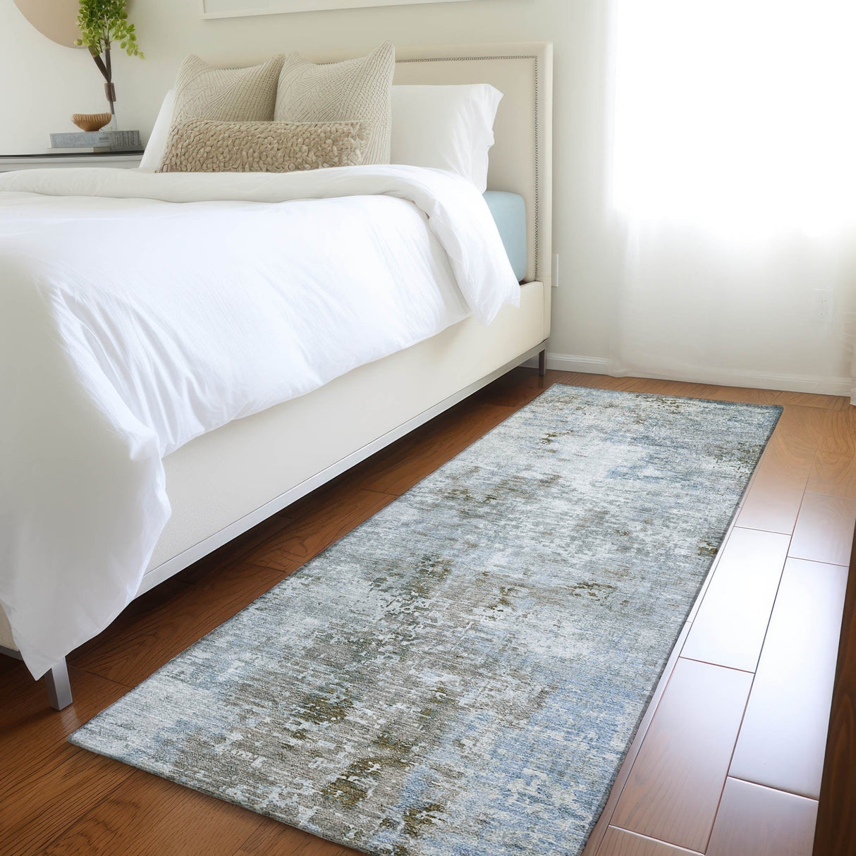 Dalyn Kochi KC4 Mocha Rug shown in a room