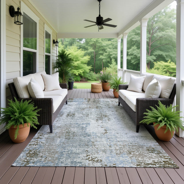 Dalyn Kochi KC4 Mocha Rug outdoor lifestyle image