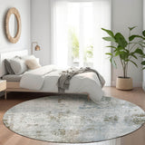 Dalyn Kochi KC4 Mocha Rug shown in a room
