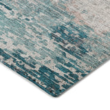 Dalyn Kochi KC4 Teal Rug corner detail