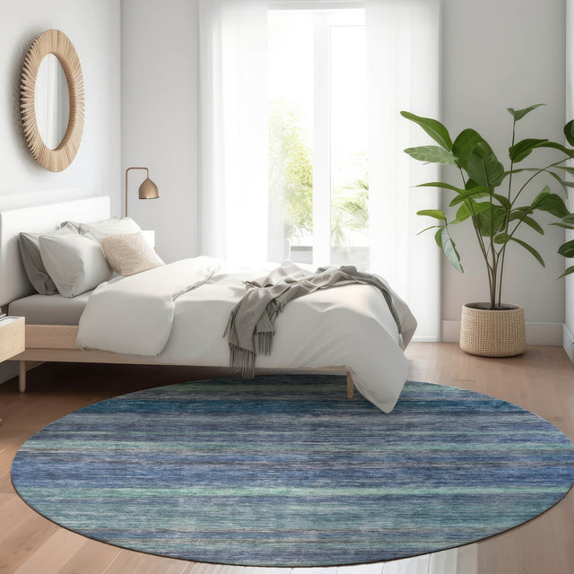 Dalyn Kochi KC5 Blue Rug shown in a room