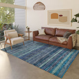 Dalyn Kochi KC5 Blue Rug shown in a room