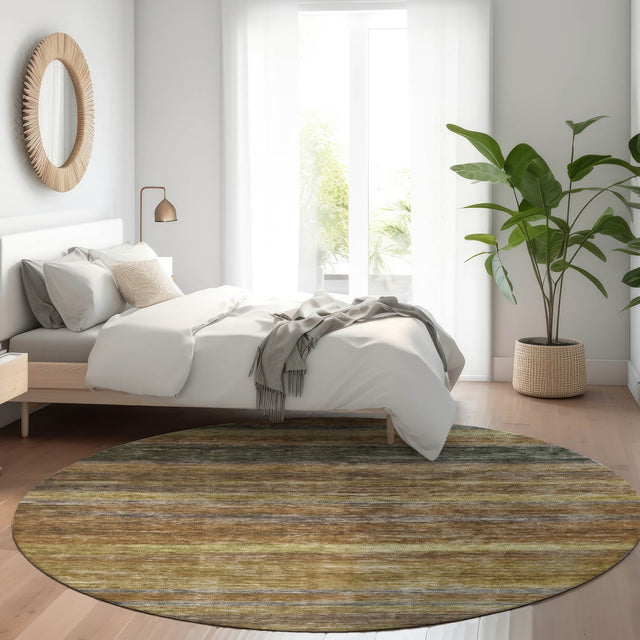 Dalyn Kochi KC5 Brown Rug shown in a room