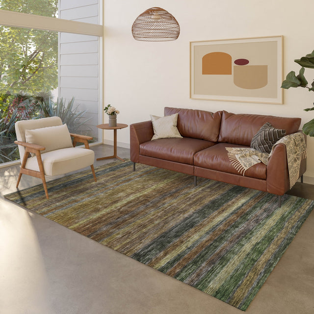 Dalyn Kochi KC5 Brown Rug shown in a room