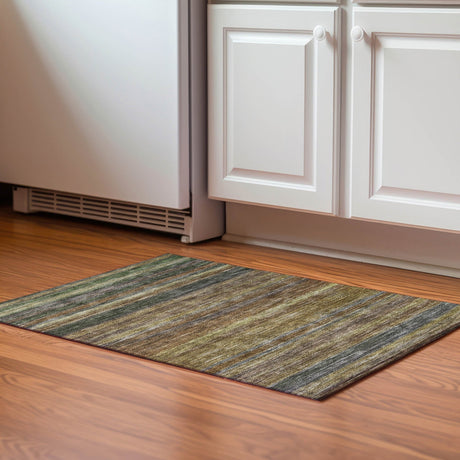 Dalyn Kochi KC5 Brown Rug shown in a room