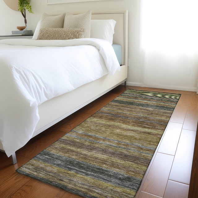 Dalyn Kochi KC5 Brown Rug shown in a room