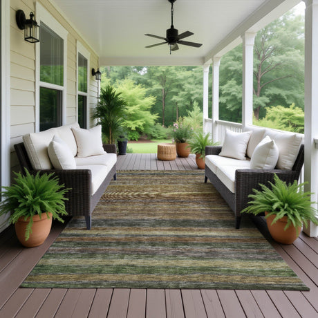 Dalyn Kochi KC5 Brown Rug outdoor lifestyle image