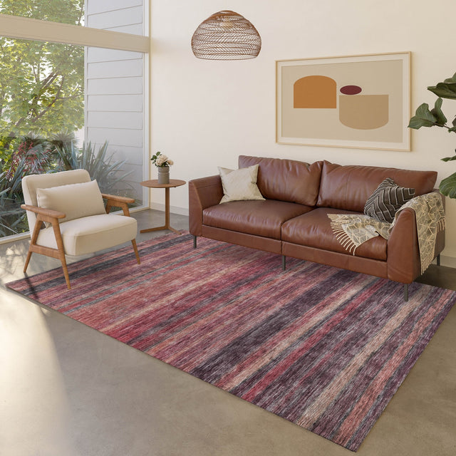Dalyn Kochi KC5 Merlot Rug shown in a room