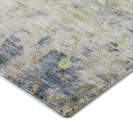 Dalyn Kochi KC6 Blue Rug corner detail
