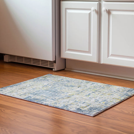 Dalyn Kochi KC6 Blue Rug shown in a room