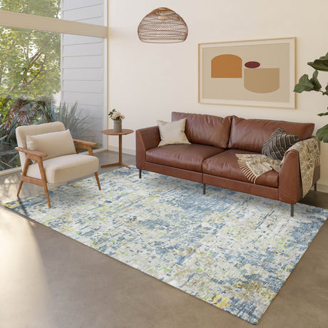 Dalyn Kochi KC6 Blue Rug shown in a room