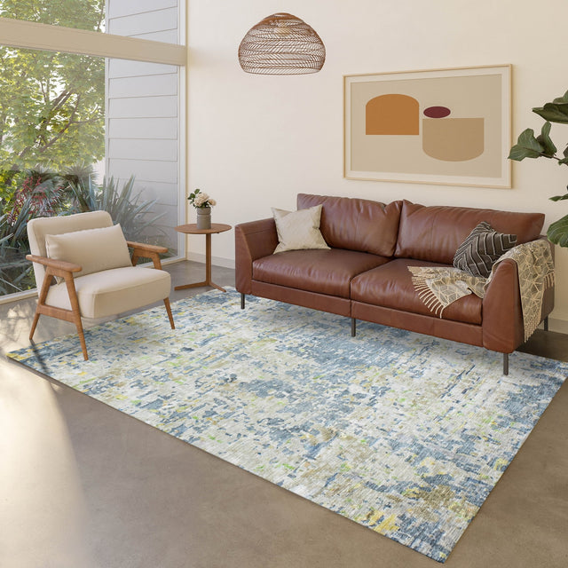 Dalyn Kochi KC6 Blue Rug shown in a room