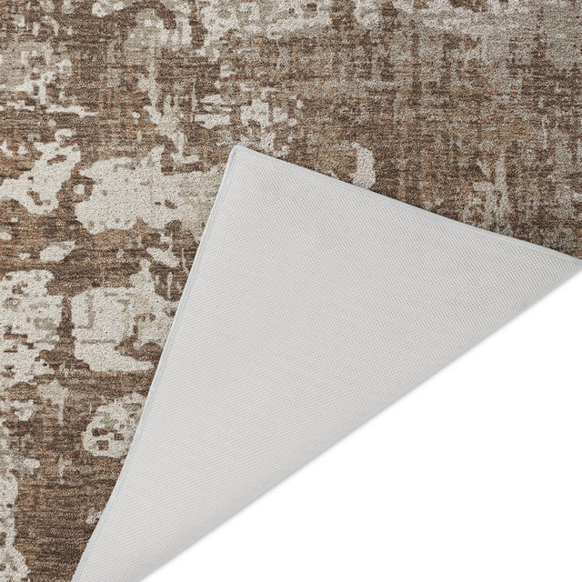 Dalyn Kochi KC7 Brown Rug backing detail