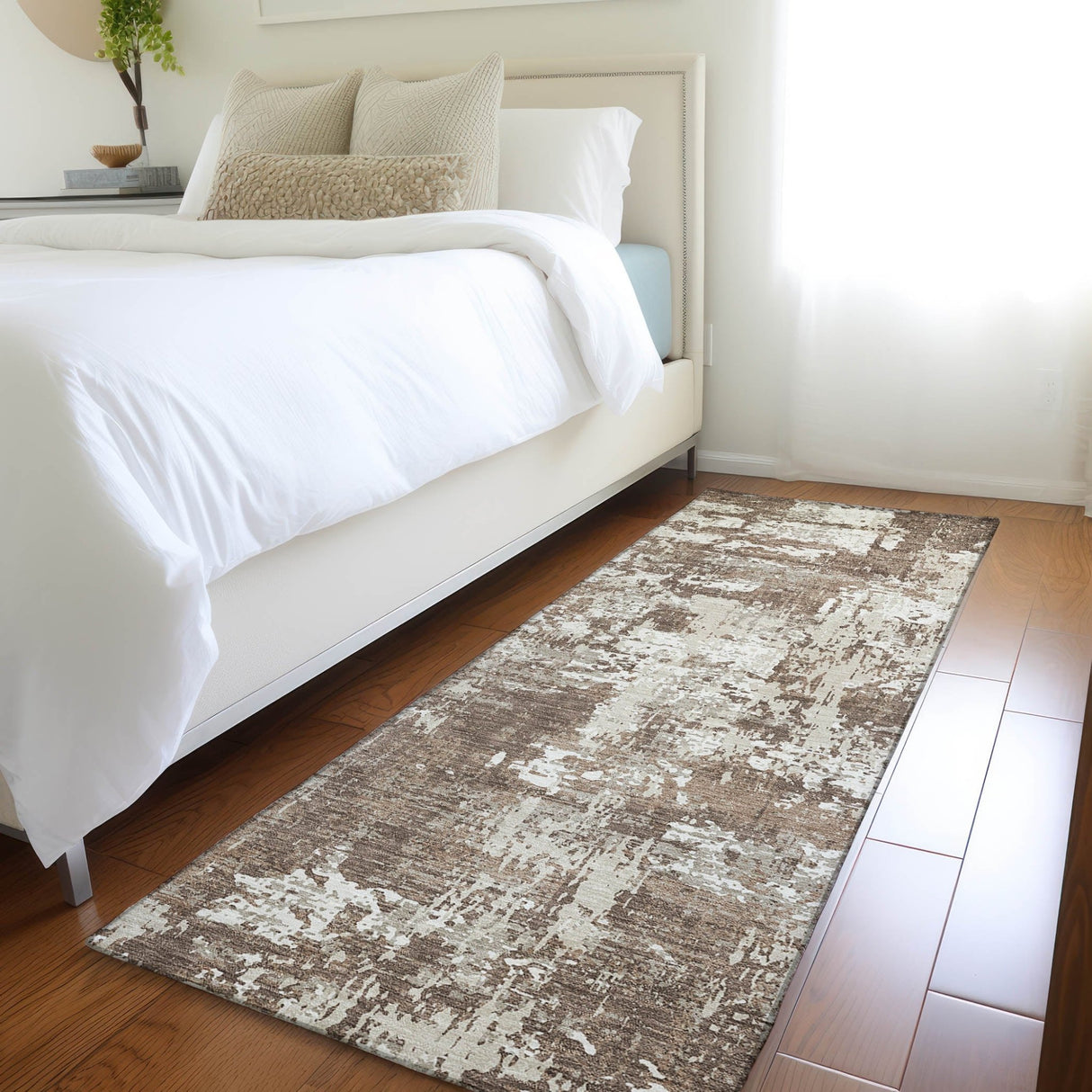 Dalyn Kochi KC7 Brown Rug shown in a room