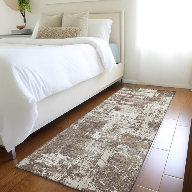 Dalyn Kochi KC7 Brown Rug shown in a room