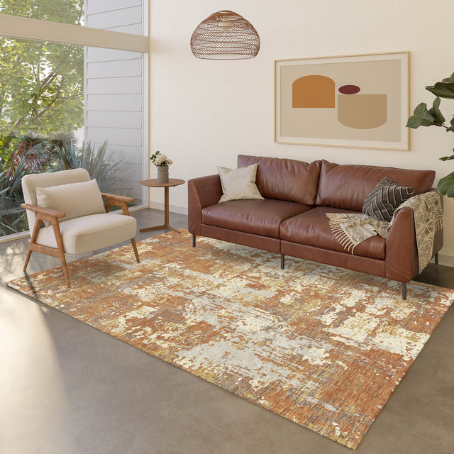 Dalyn Kochi KC7 Copper Rug shown in a room
