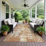 Dalyn Kochi KC7 Copper Rug outdoor lifestyle image