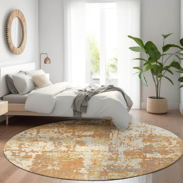 Dalyn Kochi KC7 Copper Rug shown in a room