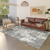 Dalyn Kochi KC7 Gray Rug shown in a room