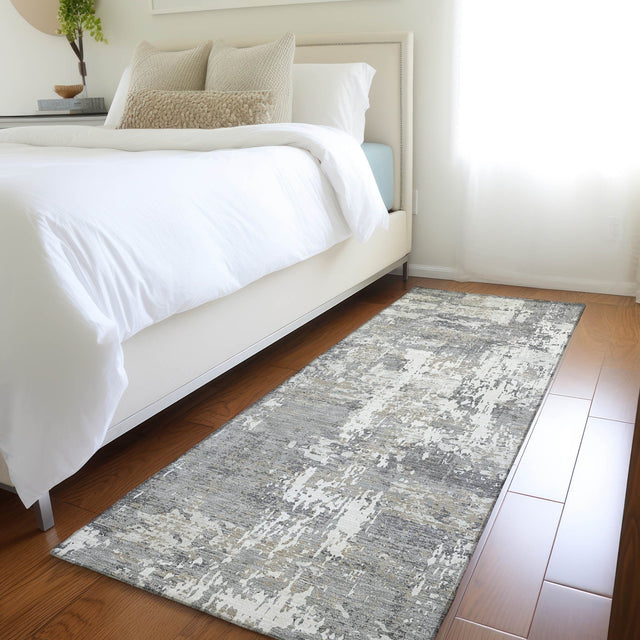 Dalyn Kochi KC7 Gray Rug shown in a room