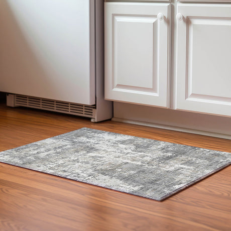 Dalyn Kochi KC7 Gray Rug shown in a room