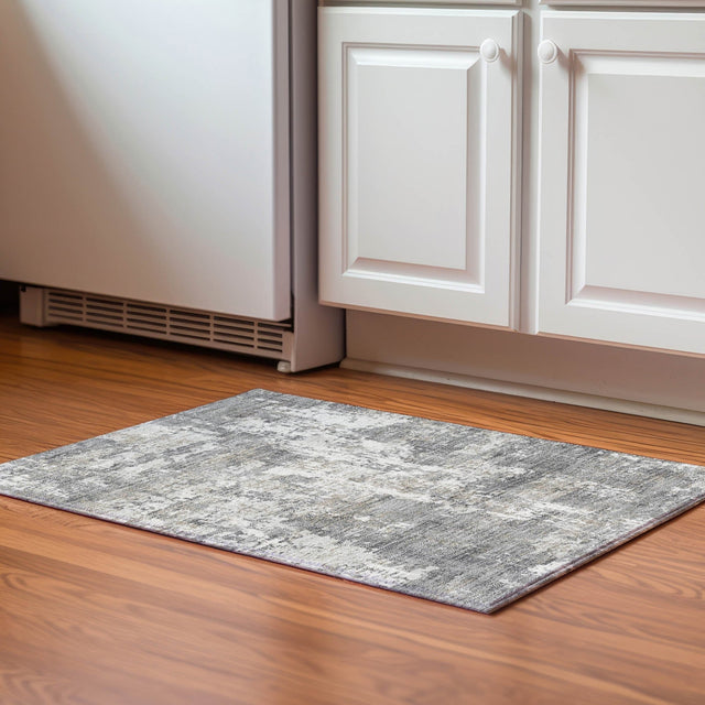 Dalyn Kochi KC7 Gray Rug shown in a room