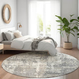 Dalyn Kochi KC7 Gray Rug shown in a room