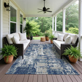 Dalyn Kochi KC7 Navy Rug outdoor lifestyle image