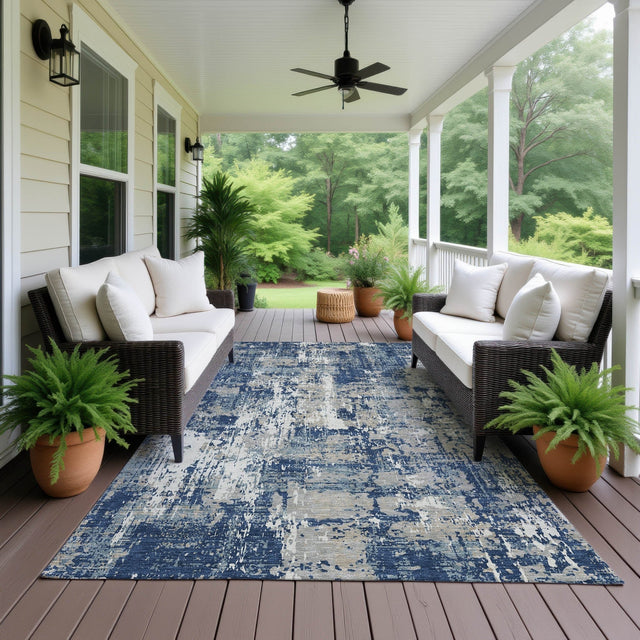 Dalyn Kochi KC7 Navy Rug outdoor lifestyle image