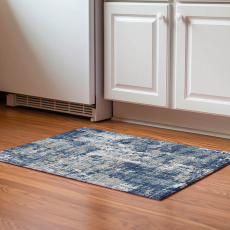 Dalyn Kochi KC7 Navy Rug shown in a room