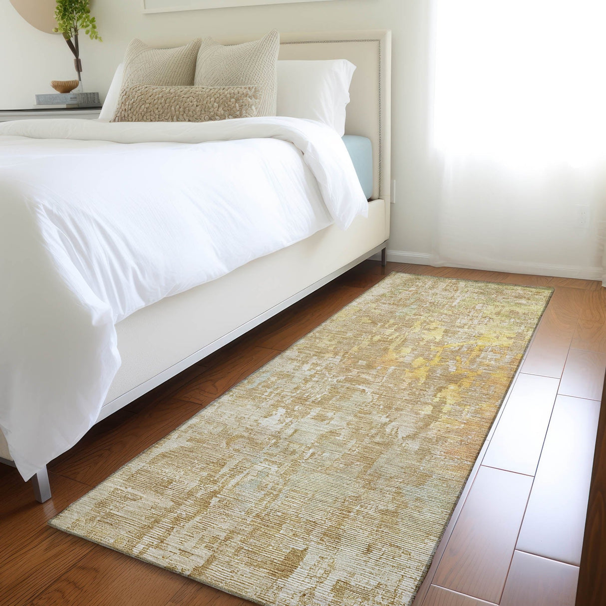 Dalyn Kochi KC8 Khaki Rug shown in a room
