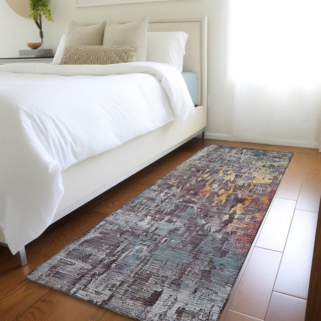 Dalyn Kochi KC8 Plum Rug shown in a room