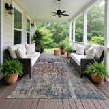 Dalyn Kochi KC8 Plum Rug outdoor lifestyle image