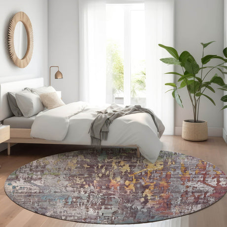 Dalyn Kochi KC8 Plum Rug shown in a room