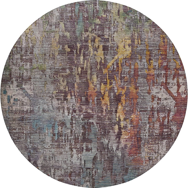 Dalyn Kochi KC8 Plum Rug round rug
