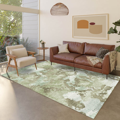 Dalyn Kochi KC9 Aloe Rug shown in a room