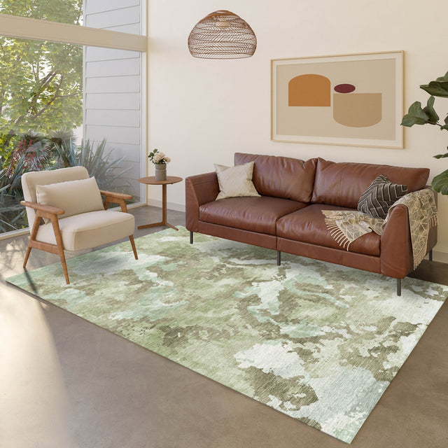 Dalyn Kochi KC9 Aloe Rug shown in a room