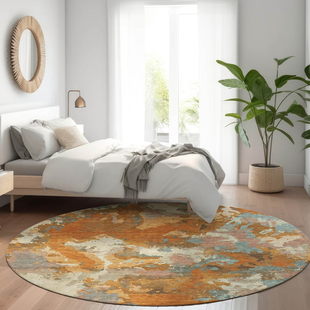 Dalyn Kochi KC9 Copper Rug shown in a room