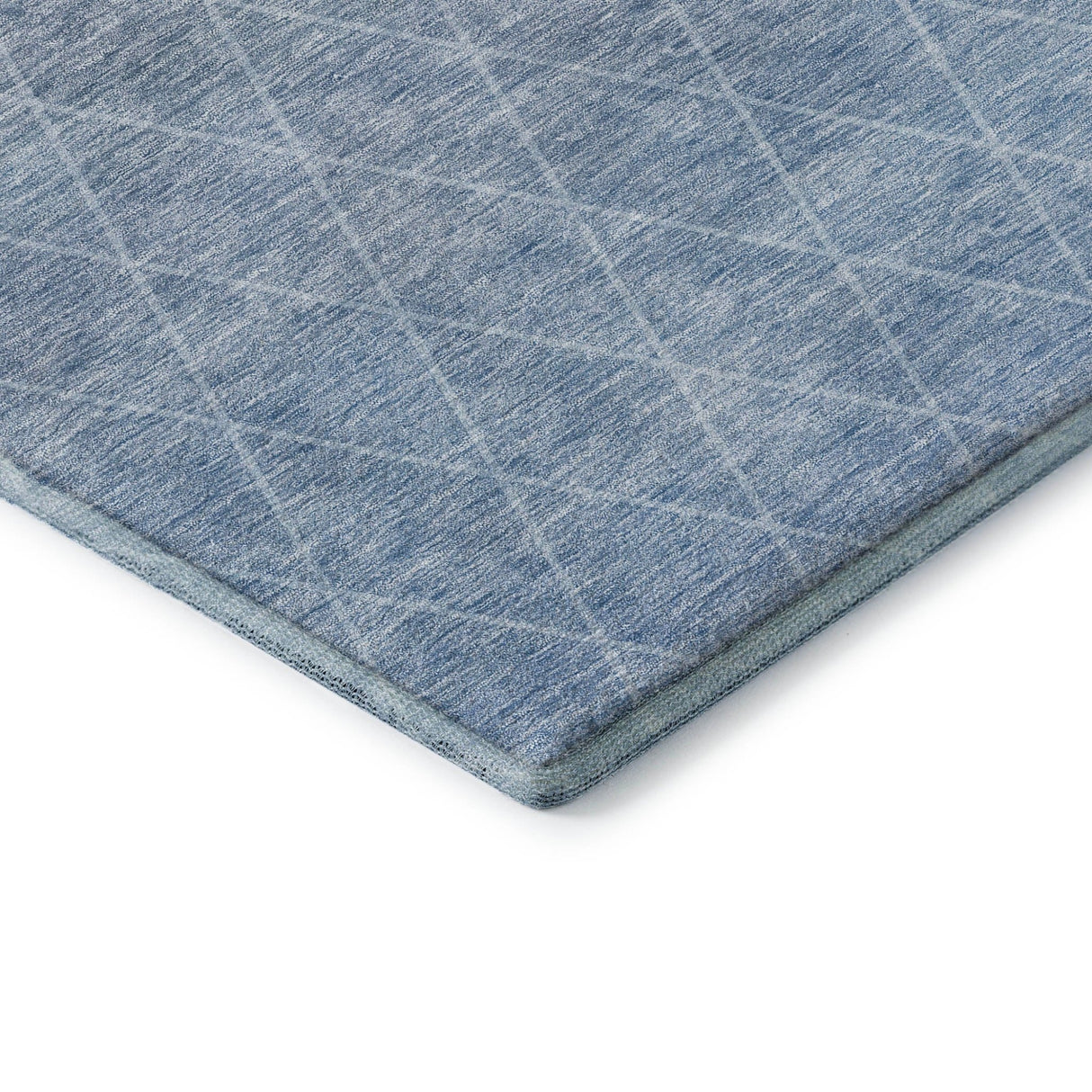 Dalyn Lazio LZ2 Blue Rug corner detail