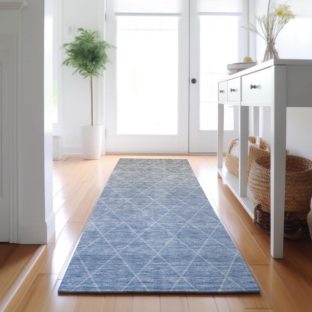 Dalyn Lazio LZ2 Blue Rug shown in a room