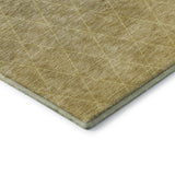 Dalyn Lazio LZ2 Gold Rug corner detail