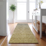 Dalyn Lazio LZ2 Gold Rug shown in a room
