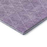 Dalyn Lazio LZ2 Lavender Rug corner detail